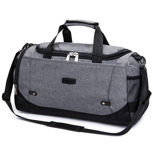 Mens / Ladies Large Capacity Travel Bags Portable Multifunctional Handbag(Gray) - Handbags by PMC Jewellery | Online Shopping South Africa | PMC Jewellery | Buy Now Pay Later Mobicred