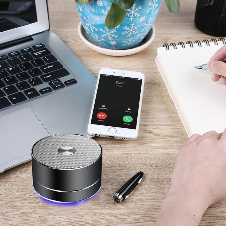 Portable Wireless Bluetooth Speaker Stereo LED Speakers with Built-in Mic MP3 MINI Subwoof Smart Column Loudspeaker - Desktop Speaker by PMC Jewellery | Online Shopping South Africa | PMC Jewellery