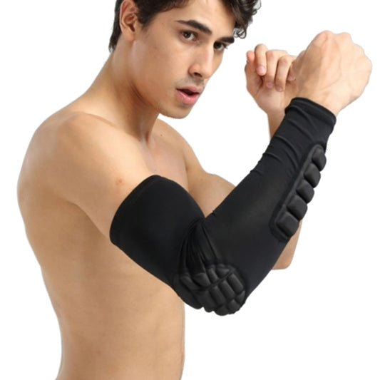 Basketball Sleeve Cellular Anti-collision Anti-slip Compression Elbow Protective Gear, Size:L(Black) - Sports Safety by PMC Jewellery | Online Shopping South Africa | PMC Jewellery | Buy Now Pay Later Mobicred