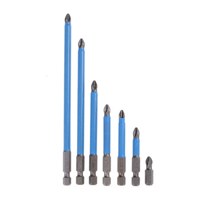 7 PCS PH2 Anti Slip Magnetic Cross Electric Drill Bits Screw Nozzle Taper Corrector 25mm 50mm 65mm 70mm 90mm 127mm 150mm - Screwdriver Tools by PMC Jewellery | Online Shopping South Africa | PMC Jewellery