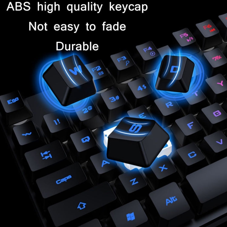 X-L SWAB GX50 Computer Manipulator Feel Wired Keyboard + Macro Programming Mouse, Color： Black Ice Blue - Wired Keyboard by X-L SWAB | Online Shopping South Africa | PMC Jewellery | Buy Now Pay Later Mobicred