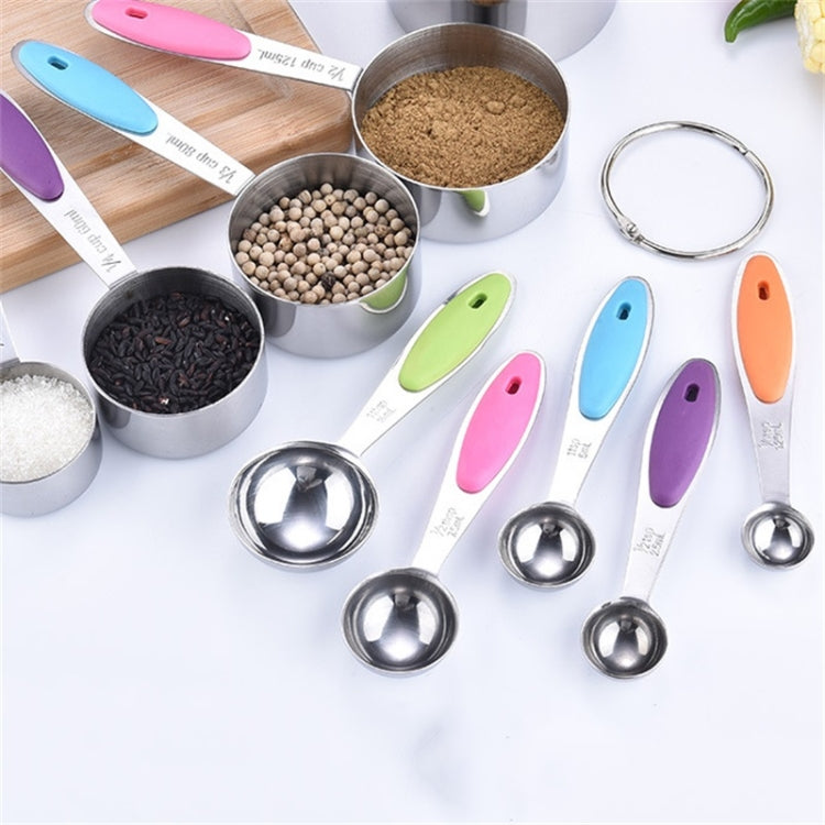 5 in 1 Stainless Steel Measuring Spoon Set Coffee Spoon Baking Kitchen Gadget, Style:Measuring Spoon(Color) - Coffee Tools by PMC Jewellery | Online Shopping South Africa | PMC Jewellery | Buy Now Pay Later Mobicred