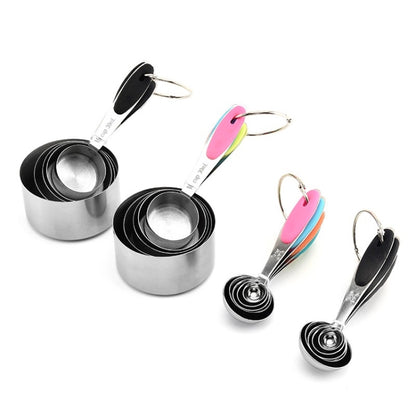 5 in 1 Stainless Steel Measuring Spoon Set Coffee Spoon Baking Kitchen Gadget, Style:Measuring Spoon(Color) - Coffee Tools by PMC Jewellery | Online Shopping South Africa | PMC Jewellery | Buy Now Pay Later Mobicred