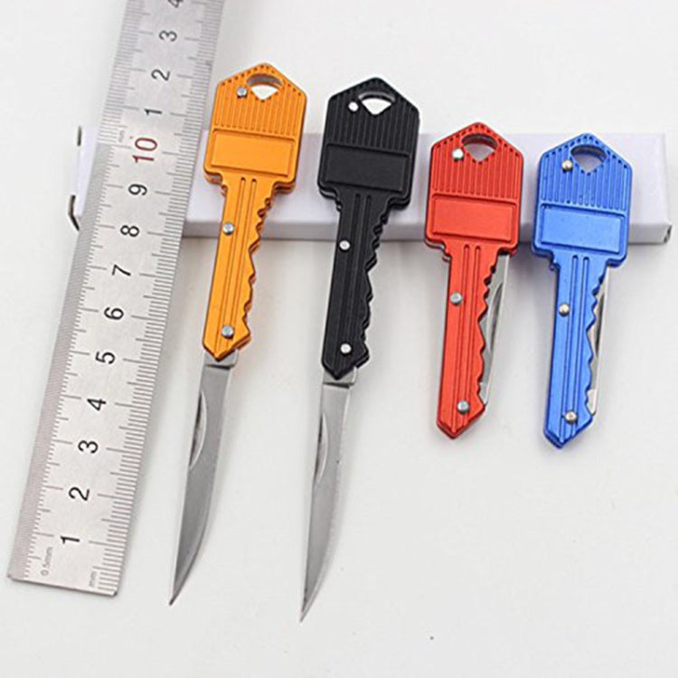 Key Chain Portable Folding Knife Peeler Mini Camping Key-shaped Self-defense Knife - Self-defense Protection by PMC Jewellery | Online Shopping South Africa | PMC Jewellery | Buy Now Pay Later Mobicred