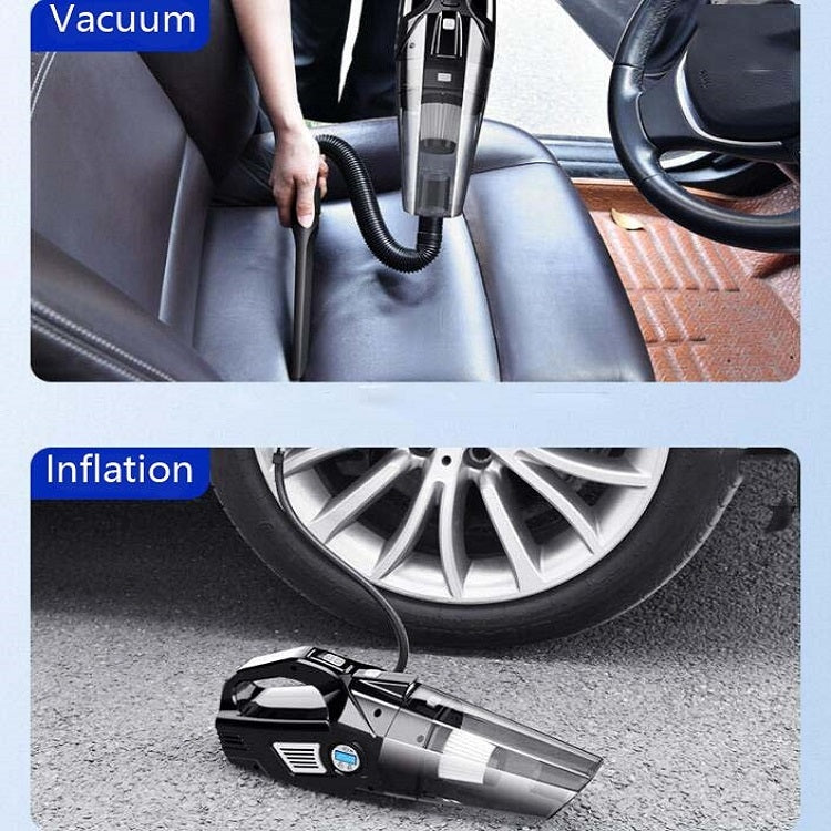 Car Vacuum Cleaner Air Pump Four-In-One Car Air Pump Digital Display 120W, Specification:Wired, Style:Digital Meter - Vacuum Cleaner by PMC Jewellery | Online Shopping South Africa | PMC Jewellery | Buy Now Pay Later Mobicred