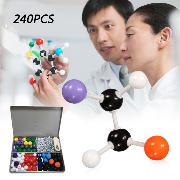 240pcs / Set Chemistry Molecular Model Organic Chemistry Atom Set for School Lab Teaching - Teaching Resources by PMC TechLife | Online Shopping South Africa | PMC TechLife