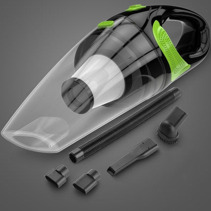 Wireless Car Vacuum Cleaner Handheld Mini Vacuum Cleaner Super Suction Wet And Dry Dual Use Portable Vacuum Cleaner(Transparent+Green) - Vacuum Cleaner by PMC Jewellery | Online Shopping South Africa | PMC Jewellery | Buy Now Pay Later Mobicred