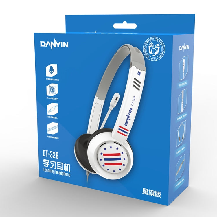 DANYIN DT326 Head-mounted Desktop Computer Children Learning Wire Headset with Microphone, Cable Length:1.8m, Style:USB(Black) - free shipping - PMC Jewellery - Order now!