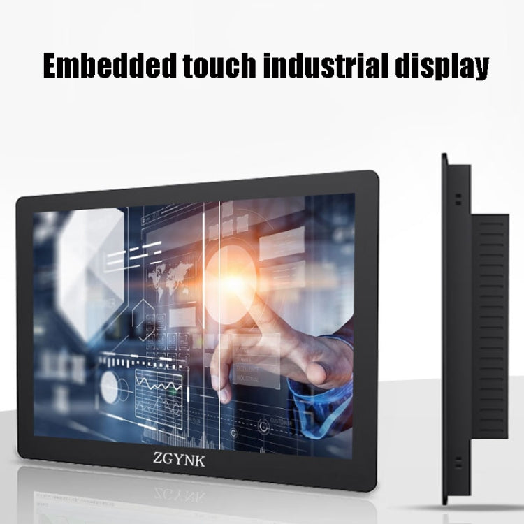 ZGYNK KQ101 HD Embedded Display Industrial Screen, Size: 15.6 inch, Style:Embedded - LCD Monitors by PMC Jewellery | Online Shopping South Africa | PMC Jewellery | Buy Now Pay Later Mobicred