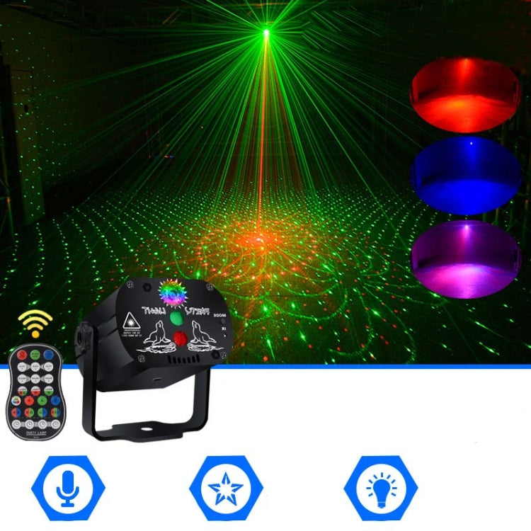 MN-R60 USB Rechargeable Mini Voice-activated Laser Light Christmas Home Entertainment Flash LED Laser Atmosphere Light Stage Light - Stage Lighting by PMc TechLife | Online Shopping South Africa | PMc TechLife | Buy Now Pay Later Mobicred