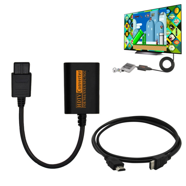 720P Retro Game Console Video Converter HDMI Converter for NGC/N64/SNES/SFC - Adapter by PMC Jewellery | Online Shopping South Africa | PMC Jewellery | Buy Now Pay Later Mobicred