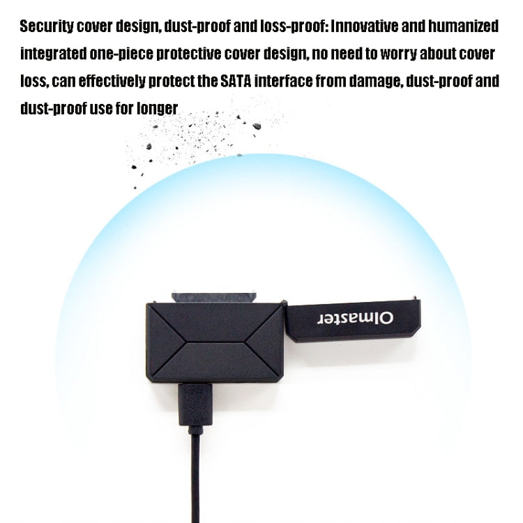Olmaster External Notebook Hard Drive Adapter Cable Easy Drive Cable USB3.0 to SATA Converter, Style:Hard Disk + Type-C Adapter, Size:3.5 Inch (US Plug) - free shipping - PMC Jewellery - Order now!