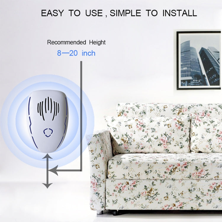 DC-9015 Household Energy-saving Multi-function Variable Frequency Ultrasonic Electronic Mouse and Mosquito Repellent, Style:UK Plug(Black) - Repellents by PMC TechLife | Online Shopping South Africa | PMC TechLife | Buy Now Pay Later Mobicred