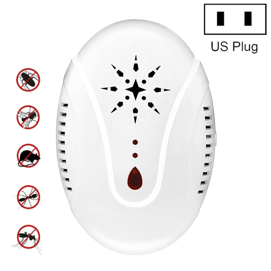 DC-9007 Ultrasonic Mosquito Repellent Portable Insect Repellent, Style:US Plug(White) - Repellents by PMC Jewellery | Online Shopping South Africa | PMC Jewellery | Buy Now Pay Later Mobicred