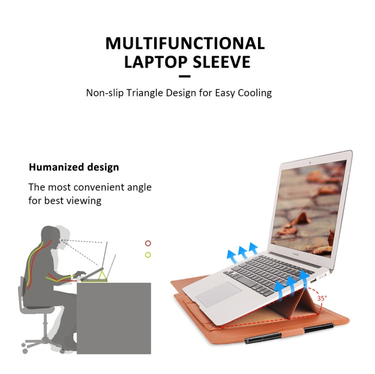 A2 4 in 1 Computer Bracket Liner Bag Storage Bag, Size:15 inch(Dark Blue) - 15 inch by PMC TechLife | Online Shopping South Africa | PMC TechLife | Buy Now Pay Later Mobicred