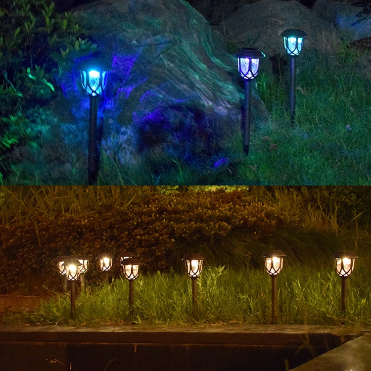 Solar Outdoor Garden Lawn Light Street Light Garden LED Decorative Landscape Light Villa Ground Plug Light(Warm Light) - Solar Lights by PMC Jewellery | Online Shopping South Africa | PMC Jewellery