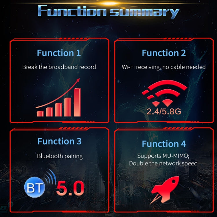 COMFAST Gaming Game 3000Mbps Gigabit Dual-Frequency Wireless Desktop Computer PCIE Wireless Network Card, Coverage: AX200 PRO - Add-on Cards by COMFAST | Online Shopping South Africa | PMC Jewellery | Buy Now Pay Later Mobicred