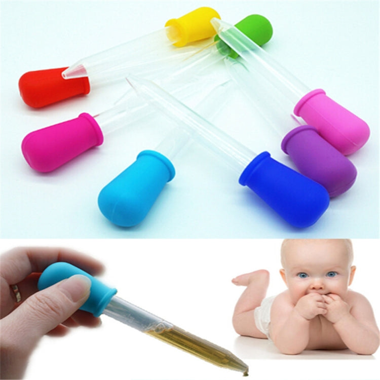 3 PCS 5ML Clear Silicone Small Plastic Feeding Medicine Liquid Graduated Pipette Dropper, Size: 12 x 2cm - Baby Care by PMC Jewellery | Online Shopping South Africa | PMC Jewellery | Buy Now Pay Later Mobicred