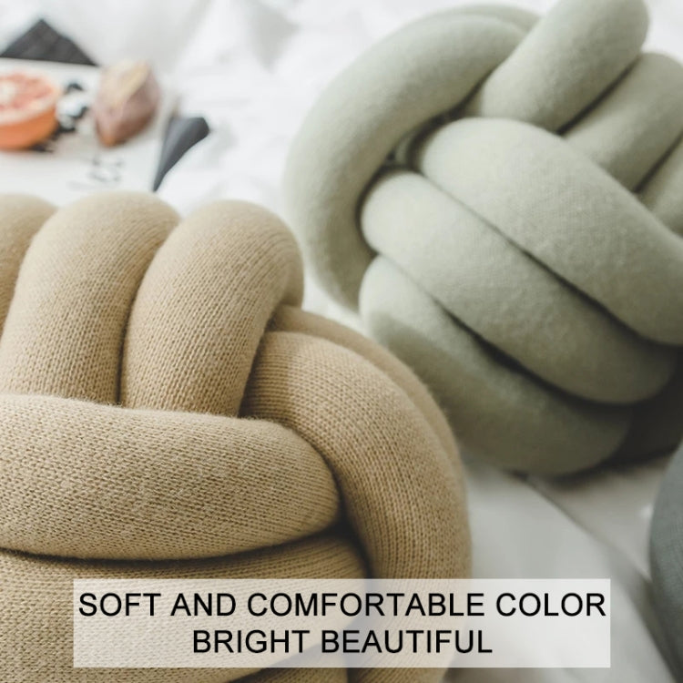 Hand-Made Knotted Ball Pillow, Size: Diameter: 25~30cm(Ma Xing) - free shipping - PMC TechLife - Order now!