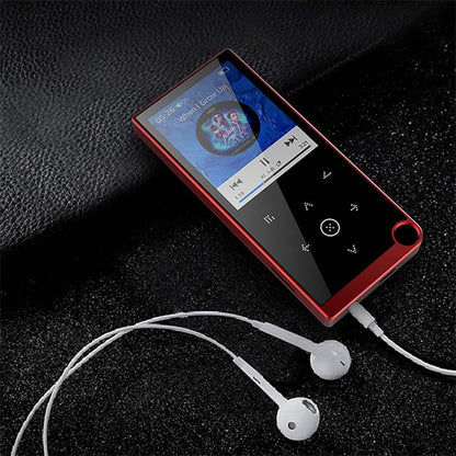 E05 2.4 inch Touch-Button MP4 / MP3 Lossless Music Player, Support E-Book / Alarm Clock / Timer Shutdown, Memory Capacity: 4GB Bluetooth Version(Red) - MP4 Player by PMC Jewellery | Online Shopping South Africa | PMC Jewellery | Buy Now Pay Later Mobicred