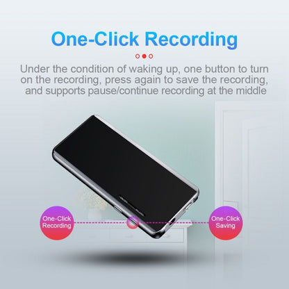 M13 High-Definition Noise Reduction Recorder Music MP4 Player, Support Recording / E-Book / TF Card Without Bluetooth(Black), Capacity: 4GB - MP4 Player by PMC Jewellery | Online Shopping South Africa | PMC Jewellery | Buy Now Pay Later Mobicred