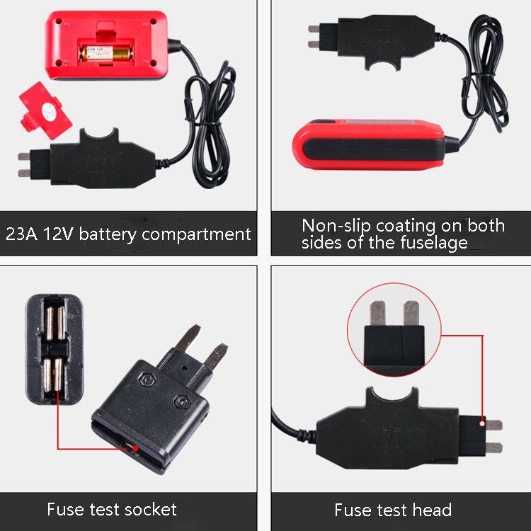 AE150 Automobile Fuse Current Detector Automobile DC Digital Resistance Wire Ammeter - Electronic Test by PMC Jewellery | Online Shopping South Africa | PMC Jewellery | Buy Now Pay Later Mobicred