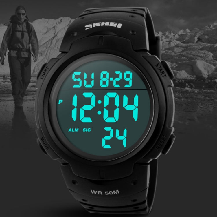 SKMEI 1068 Men Waterproof Outdoor Sports Digital Watch Student Fashion Watch(Green) - free shipping - PMC TechLife - Order now!
