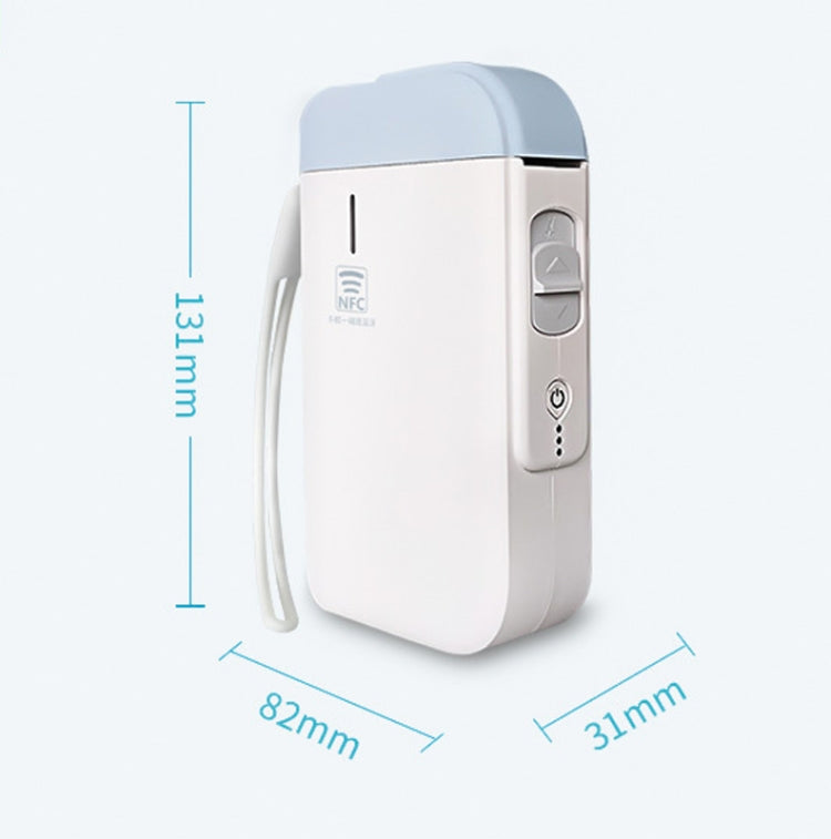 B100 Handheld Portable Bluetooth Mini Label Receipt Printer USB Charging Printer, Specification: Machine+White Label 5 Rolls - Printer by PMC Jewellery | Online Shopping South Africa | PMC Jewellery | Buy Now Pay Later Mobicred