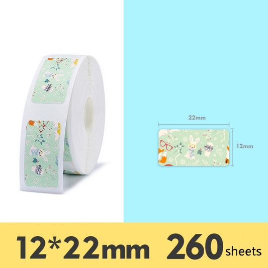 Thermal Label Paper Commodity Price Label Household Label Sticker for NIIMBOT D11(Cute Rabbit) - Printer Accessories by PMC Jewellery | Online Shopping South Africa | PMC Jewellery | Buy Now Pay Later Mobicred