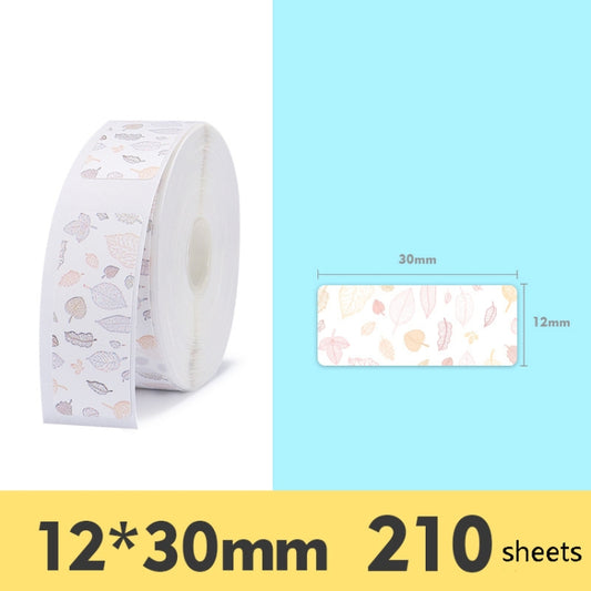 Thermal Label Paper Commodity Price Label Household Label Sticker for NIIMBOT D11(Maple Leaf) - Printer Accessories by PMC Jewellery | Online Shopping South Africa | PMC Jewellery | Buy Now Pay Later Mobicred