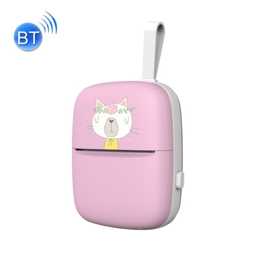 Portable Mini Thermal Printer Bluetooth Mobile Phone Photo Pocket Printer(English Version (Pink)) - Printer by PMC Jewellery | Online Shopping South Africa | PMC Jewellery | Buy Now Pay Later Mobicred