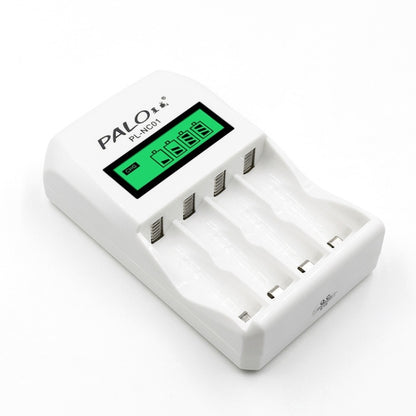 4 Slots Smart Intelligent Battery Charger with LCD Display for AA / AAA NiCd NiMh Rechargeable Batteries(UK Plug) - Charger & Converter by PMC Jewellery | Online Shopping South Africa | PMC Jewellery | Buy Now Pay Later Mobicred