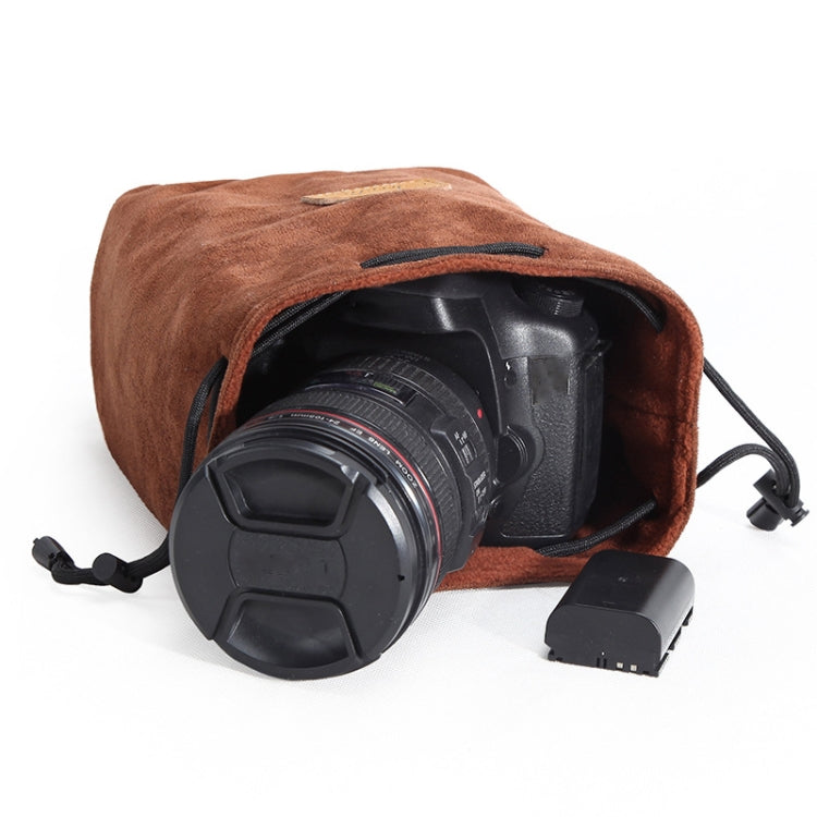 S.C.COTTON Liner Shockproof Digital Protection Portable SLR Lens Bag Micro Single Camera Bag Square Blue S - free shipping - PMC TechLife - Order now!