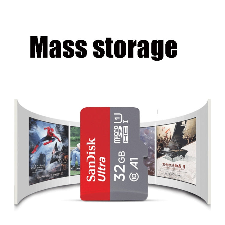 SanDisk A1 Monitoring Recorder SD Card High Speed Mobile Phone TF Card Memory Card, Capacity: 256GB-100M/S - Micro SD Card by SanDisk | Online Shopping South Africa | PMC Jewellery | Buy Now Pay Later Mobicred