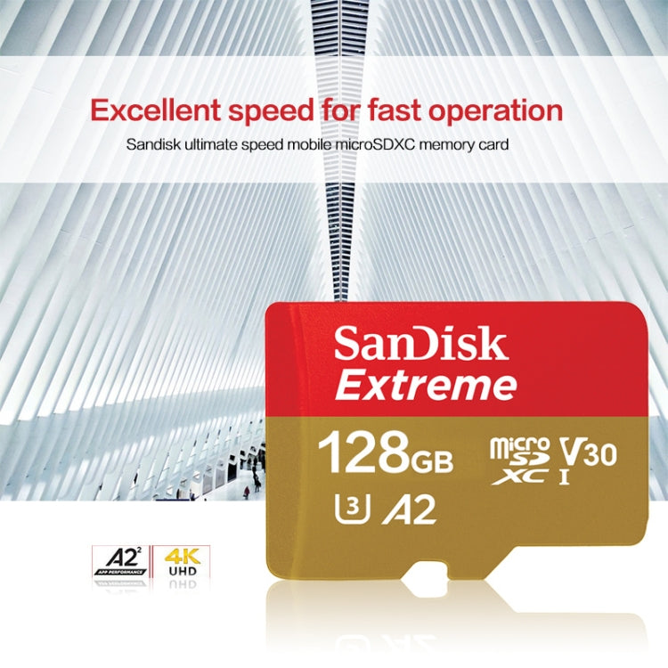 SanDisk U3 High-Speed Micro SD Card  TF Card Memory Card for GoPro Sports Camera, Drone, Monitoring 32GB(A1), Colour: Gold Card - Micro SD Card by SanDisk | Online Shopping South Africa | PMC Jewellery | Buy Now Pay Later Mobicred