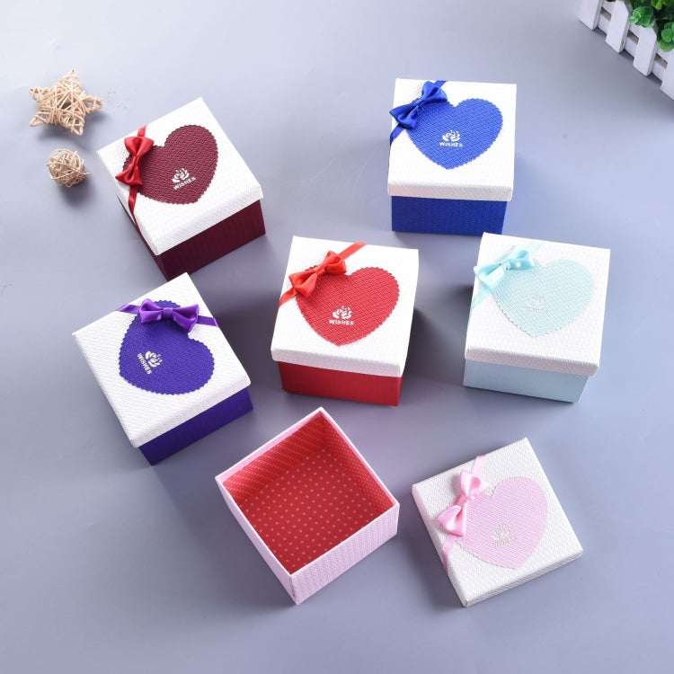 Paper Valentine Day Gift Box With Bow, Specification: 10x10x10cm(Green) - free shipping - PMc TechLife - Order now!