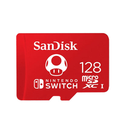 SanDisk SDSQXAO TF Card Micro SD Memory Card for Nintendo Switch Game Console, Capacity: 128GB Red - Micro SD Card by SanDisk | Online Shopping South Africa | PMC Jewellery | Buy Now Pay Later Mobicred