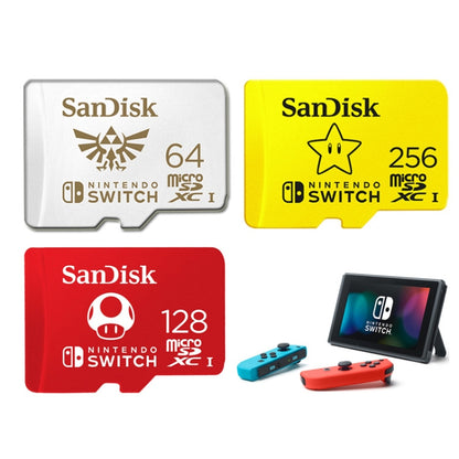 SanDisk SDSQXAO TF Card Micro SD Memory Card for Nintendo Switch Game Console, Capacity: 128GB Red - Micro SD Card by SanDisk | Online Shopping South Africa | PMC Jewellery | Buy Now Pay Later Mobicred