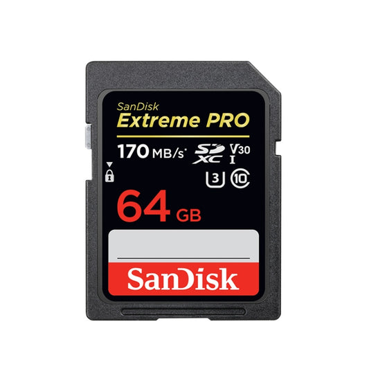 SanDisk Video Camera High Speed Memory Card SD Card, Colour: Black Card, Capacity: 64GB - SD Card by SanDisk | Online Shopping South Africa | PMC Jewellery | Buy Now Pay Later Mobicred