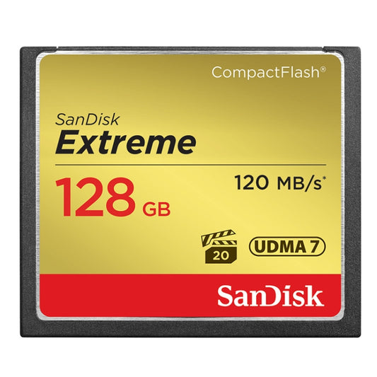 SanDisk CFXPS-1067X High Speed CF Card Camera SLR Camera Memory Card CF-120M/S, Capacity: 128GB - CF Card by PMC Jewellery | Online Shopping South Africa | PMC Jewellery | Buy Now Pay Later Mobicred