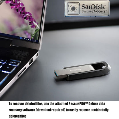 SanDisk CZ810 High Speed USB 3.2 Metal Business Encrypted Solid State Flash Drive, Capacity: 64GB - USB Flash Drives by SanDisk | Online Shopping South Africa | PMC Jewellery | Buy Now Pay Later Mobicred