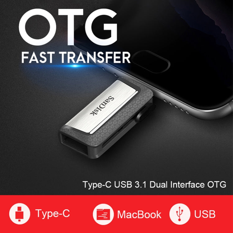 SanDisk SDDDC2 Type-C + USB 3.1 High Speed Mobile Phone OTG U Disk, Capacity: 64GB - USB Flash Drives by SanDisk | Online Shopping South Africa | PMC Jewellery | Buy Now Pay Later Mobicred