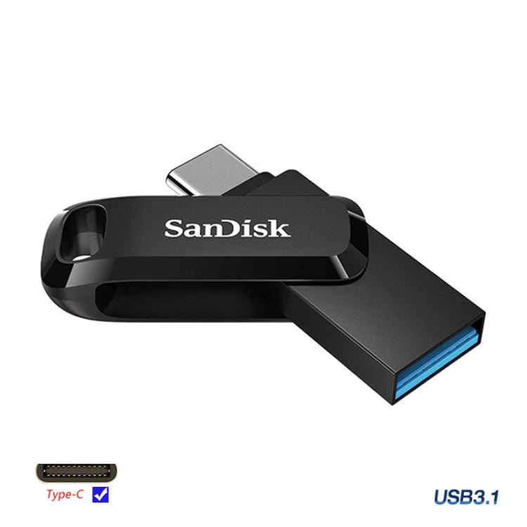 SanDisk Type-C + USB 3.1 Interface OTG High Speed Computer Phone U Disk, Colour: SDDDC3 Black Plastic Shell, Capacity: 32GB - USB Flash Drives by SanDisk | Online Shopping South Africa | PMC Jewellery | Buy Now Pay Later Mobicred