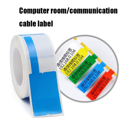 Printing Paper Cable Label For NIIMBOT B50 Labeling Machine(03T-Blue) - Printer Accessories by NIIMBOT | Online Shopping South Africa | PMC Jewellery | Buy Now Pay Later Mobicred