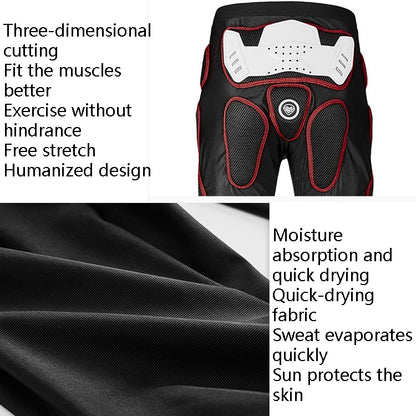 SULAITE Motorcycle Cross-Country Riding Trousers Protective Hip Pants, Specification: XXL(Black) - Protective Gear by SULAITE | Online Shopping South Africa | PMC Jewellery | Buy Now Pay Later Mobicred