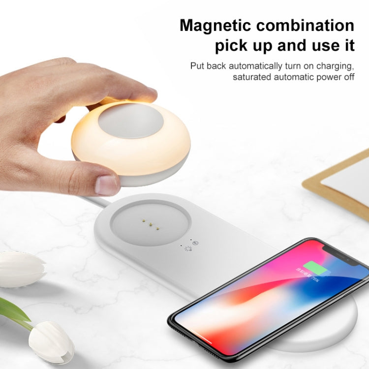 VN003 Multifunctional Wireless Charging LED Desk Lamp Separate Magnetic Touch Dimming Night Light - Wireless Charger by PMC Jewellery | Online Shopping South Africa | PMC Jewellery | Buy Now Pay Later Mobicred