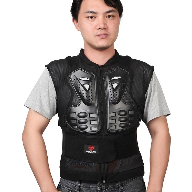 SULAITE GT-032 Motorcycle Racing Sleeveless Riding Protective Clothing, Specification: M(Black) - Protective Gear by SULAITE | Online Shopping South Africa | PMC Jewellery | Buy Now Pay Later Mobicred