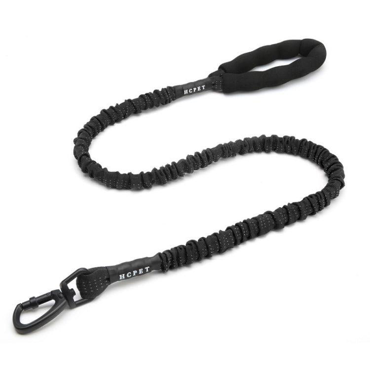 HCPET Dog Traction Rope Pet High-Elastic Explosion-Proof Elastic Rope, Length: 120cm(Black) - free shipping - PMC TechLife - Order now!