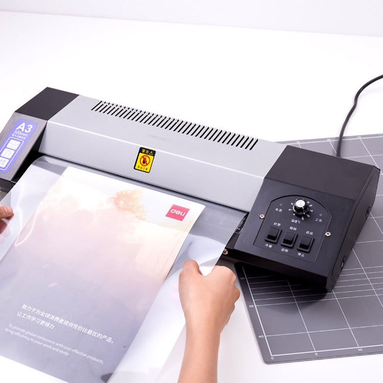 Deli 3890 Photo Laminating Machine Heat Sealing And Cold Laminating Dual-Use Laminating Machine, CN Plug - Others by Deli | Online Shopping South Africa | PMC Jewellery | Buy Now Pay Later Mobicred