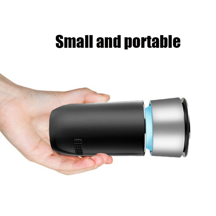 K04 Colorful Car Charger USB Car Negative Ion Air Purifier(Black) - Air Purifier by PMC Jewellery | Online Shopping South Africa | PMC Jewellery | Buy Now Pay Later Mobicred